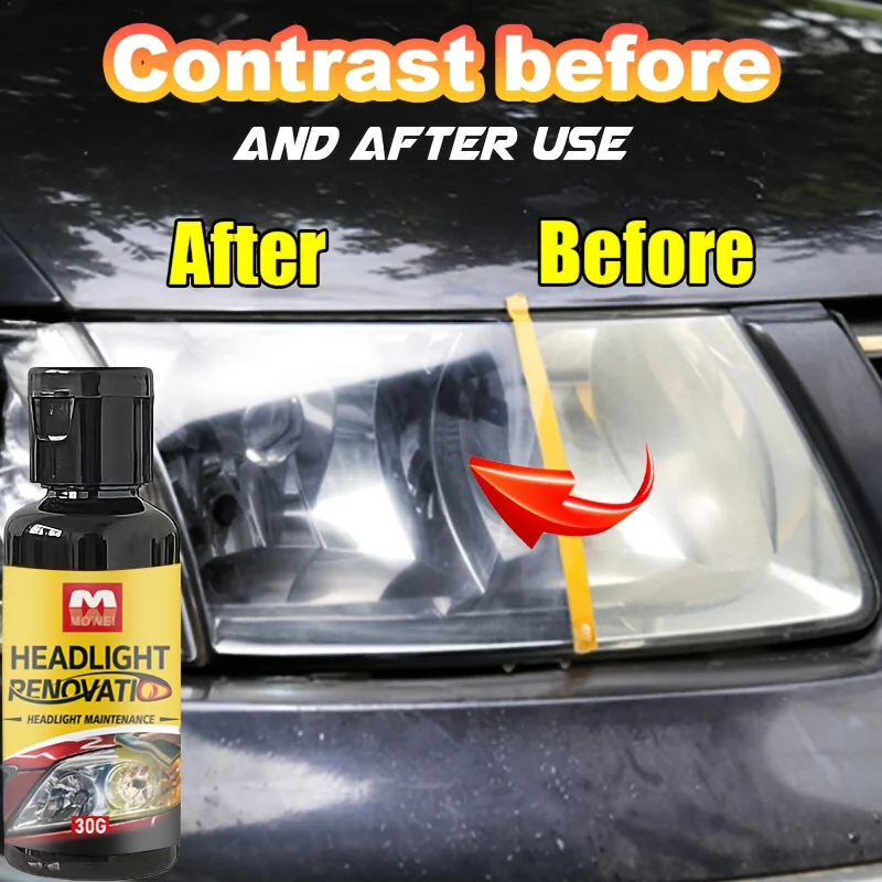 

Комплект для восстановления фар премиум-класса — восстановление четкости, устранение пожелтения и повышение ночного видения — долговечная защита