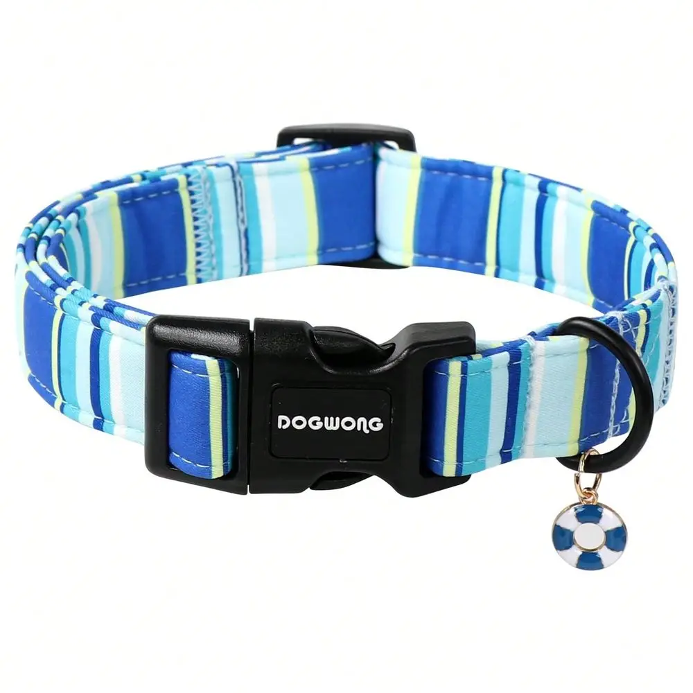 

Colorful Checkered Dog Collar Adjustable Plaid Pet Collar For Small, Medium Large Dogs Cute Boy Girl Design, Durable Stylish Bl