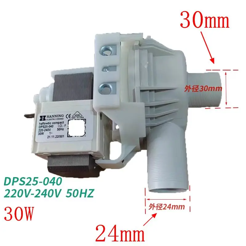 

Oven drainage pump HANLING DPS25-040 30mm AC220-240V 30W 50HZ circulating pump motor parts