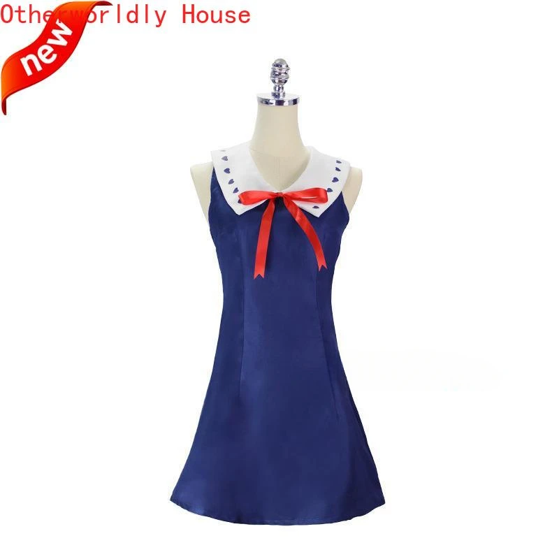 Jujutsu Orimoto Rika Cosplay Costume Cursed Queen Black Anime Cosplay Kaisen Blue Sleeveless Dress Woman Kawaii Party Girls Suit