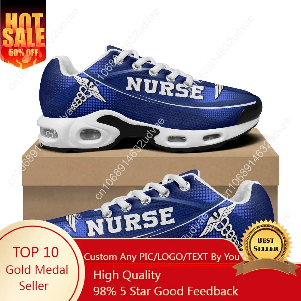 

I Am A Nurse Cartoon Medical Devices Air Cushion Sneakers Mens Womens Teenager Sports Shoes High Quality Custom Mesh Sneaker