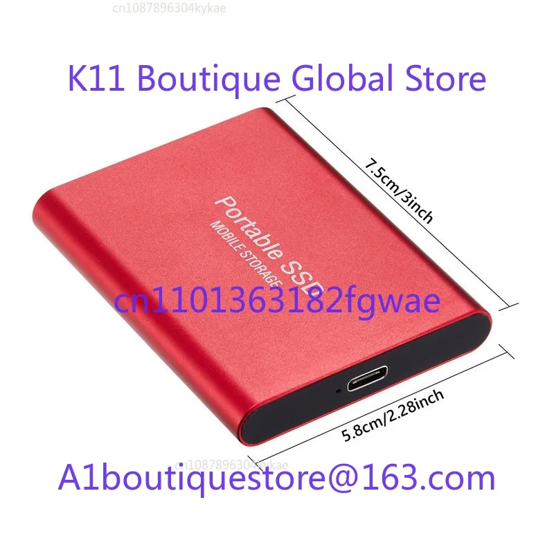 SSD Mobile Solid State Drive 64GB Portable High Speed Solid State Drive Large Capacity
