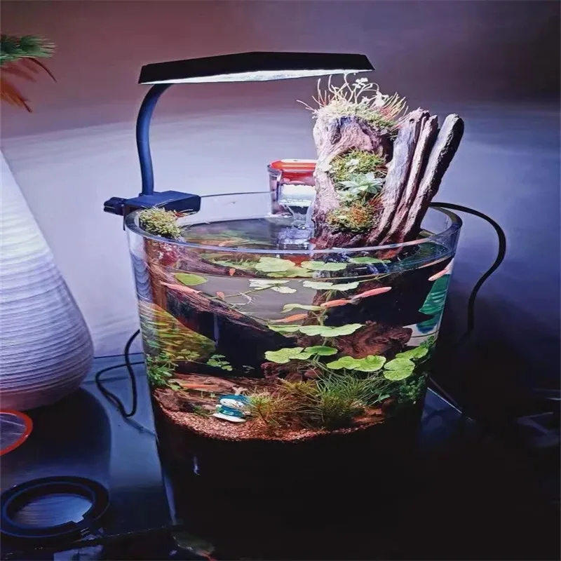 S3  RGB Aquarium Light, Full Spectrum Color Enhancer LED Plant Light for Small Fish Tanks