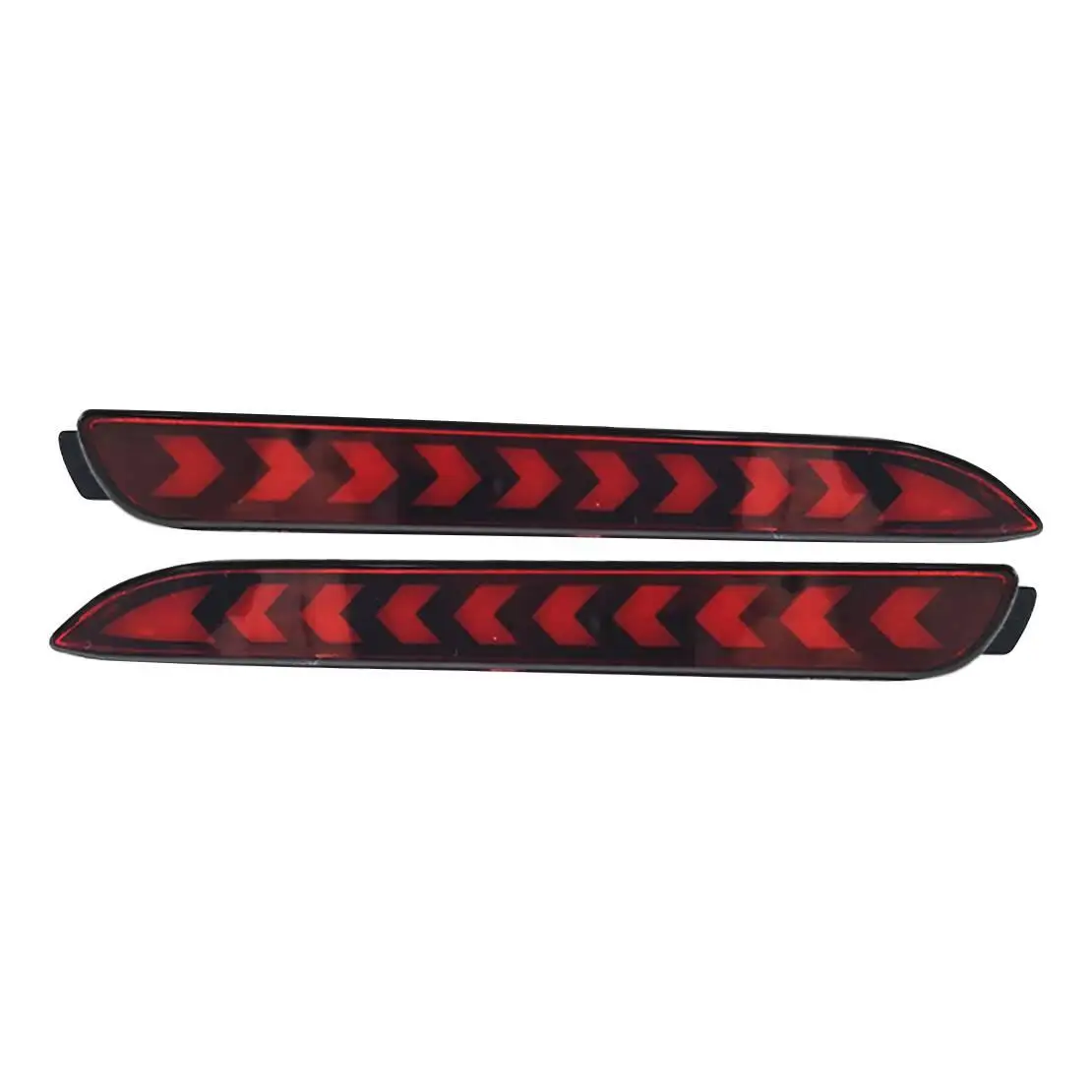 1 Pair Red Rear Bumper Reflector Light Turn Signal Brake Lamp Fit For Toyota RAV4 Camry Venza Avalon Lexus RC350 GX470 RX300