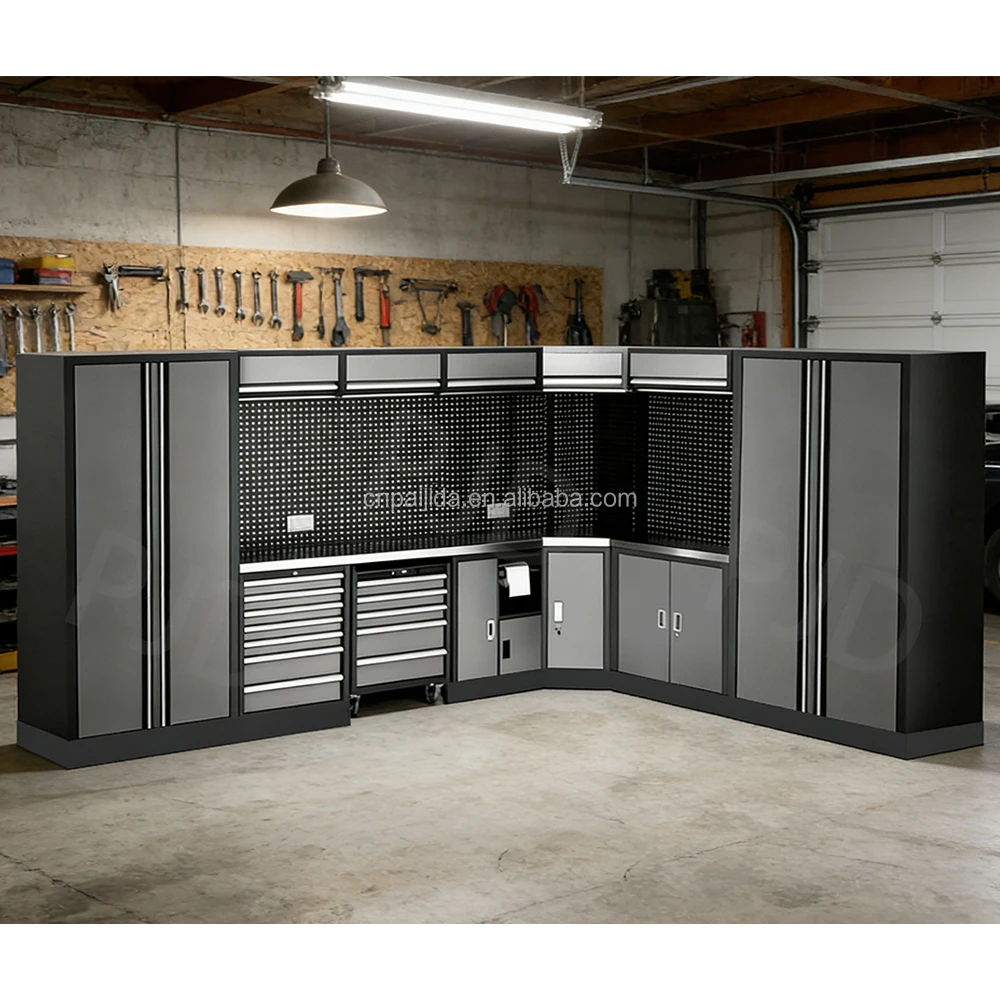 Industrial Tool Cabinet Combination Meeting EU Standards Workshop Tool Cabinets System With Lockable DrawersATV&UTV