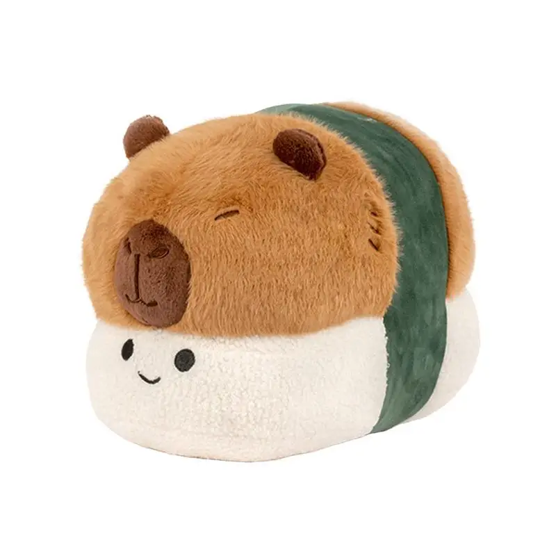 

Stuffed Capybara Plush Toy Pillow Capybara Toy Lucky Pillow Toy Adorable Sushi Design Capybara Dolls For Bedroom Home Decor Bed