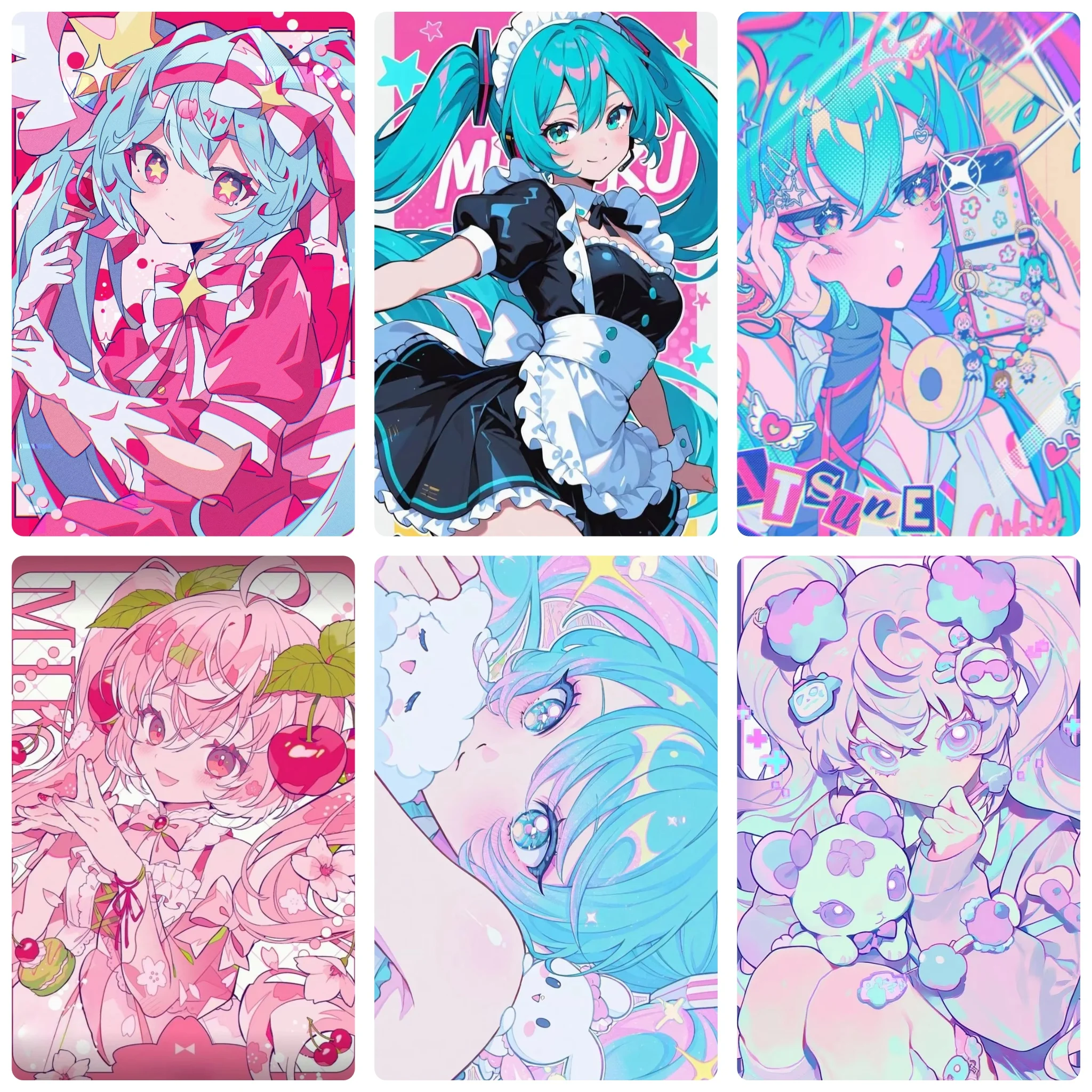 500/1000/1200/2000PCS Puzzle Hatsune Miku Anime Jigsaw Modern Home Decor Family Interactive Gift Holiday Gifts