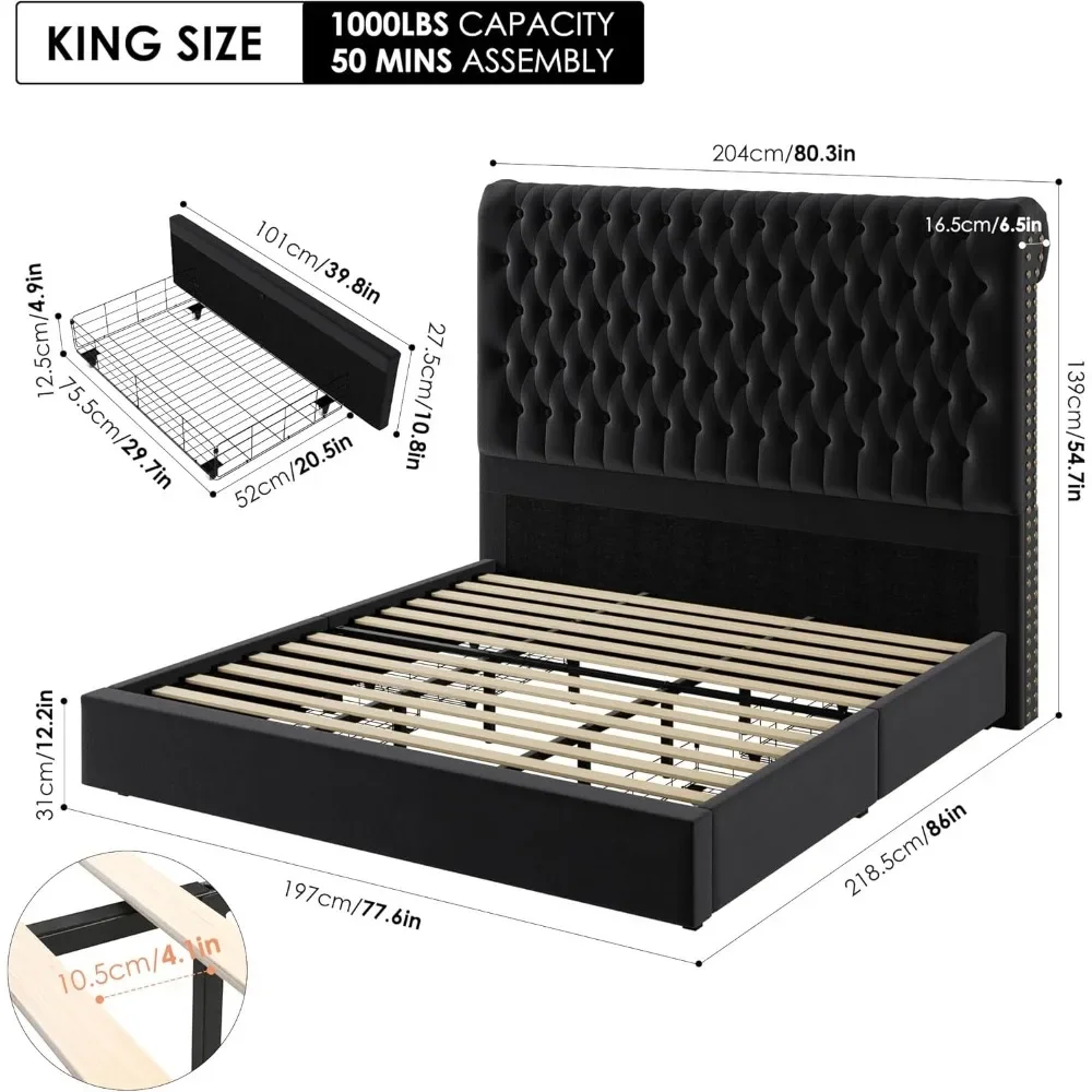 King Size Bed Frame 55