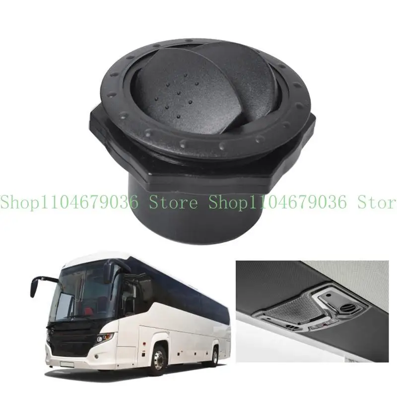 652F Universal Air Conditioner Deflector Outlet Round Rotating Vents for RV Bus Truck