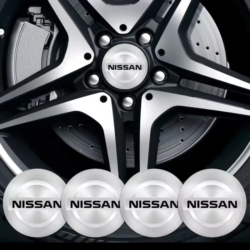 4 قطعة 56 مللي متر سيارة عجلة غطاء محور مركزي حافة غطاء شعار ملصقات لنيسان قاشقاي جوك بولسار سنترا ألتيما باترول ميكرا روجو