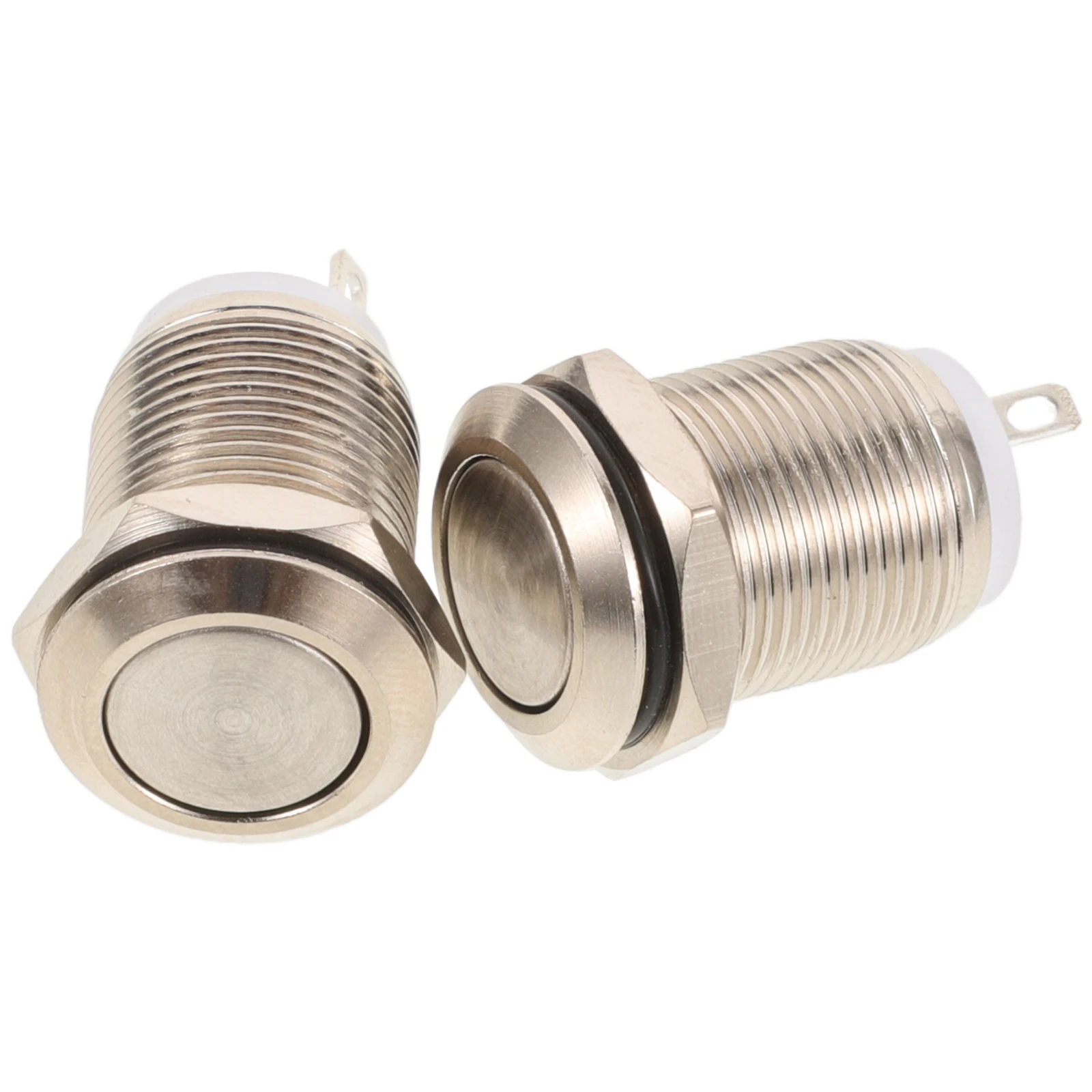 2Pcs Durable Wired Doorbell Button Replacement Easy Install Chime Button Kit