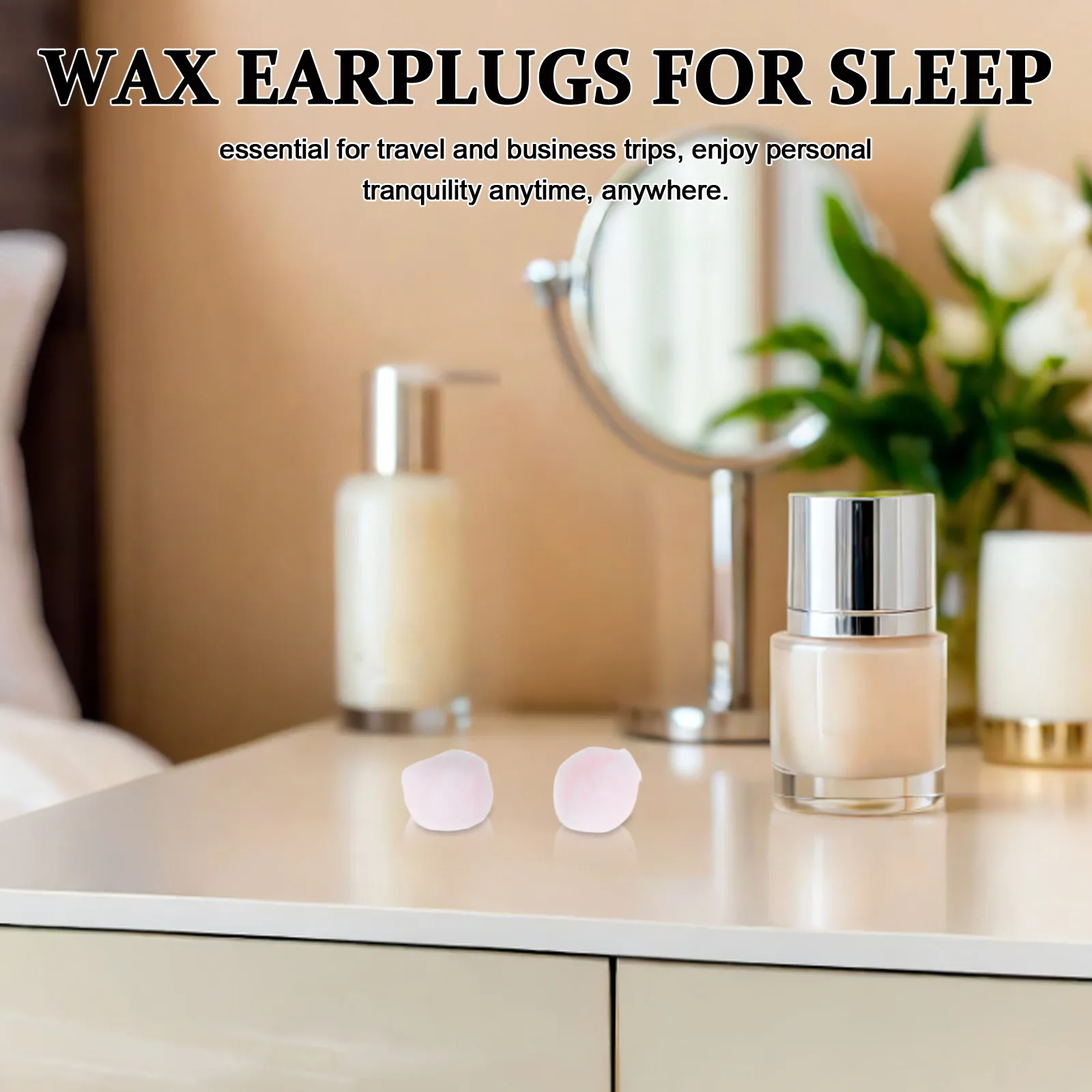 Disposable Sleep Ear Plugs with Cord for Heavy Snoring Soundproof Earplugs for Light Sleepers Soft Pressure Free Design