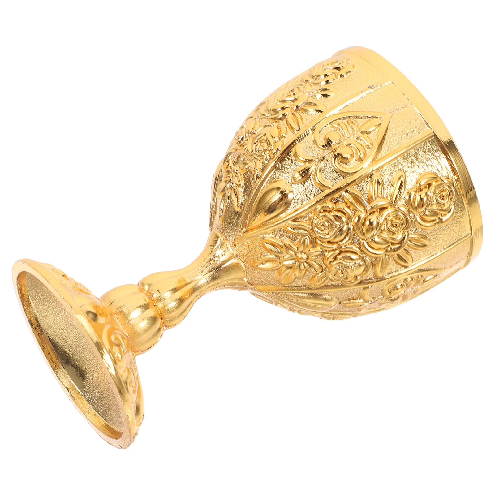 كأس الرجعية الزجاج الكاليس تاج الزينة خمر التنين حفلة عيد ميلاد أكواب كأس النحاس الذهبي #5