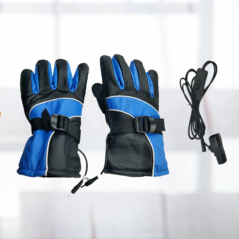 

Heating Gloves Heated for Riding Winter Electric Bike Finger Touch Screen Thermal