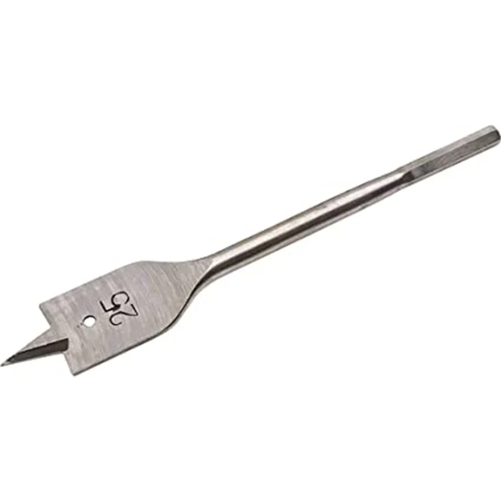 Utensile elettrico Punta da trapano Punte piatte Lavorazione del legno 20mm-38mm Legno piatto HRC50-HRC58 Acciaio ad alto tenore di carbonio Argento 1 Pz 150mm