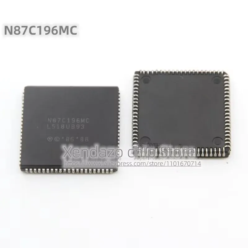 1pcs/lot N87C196MC N87C196 87C196 PLCC-84 package Microcontroller chip
