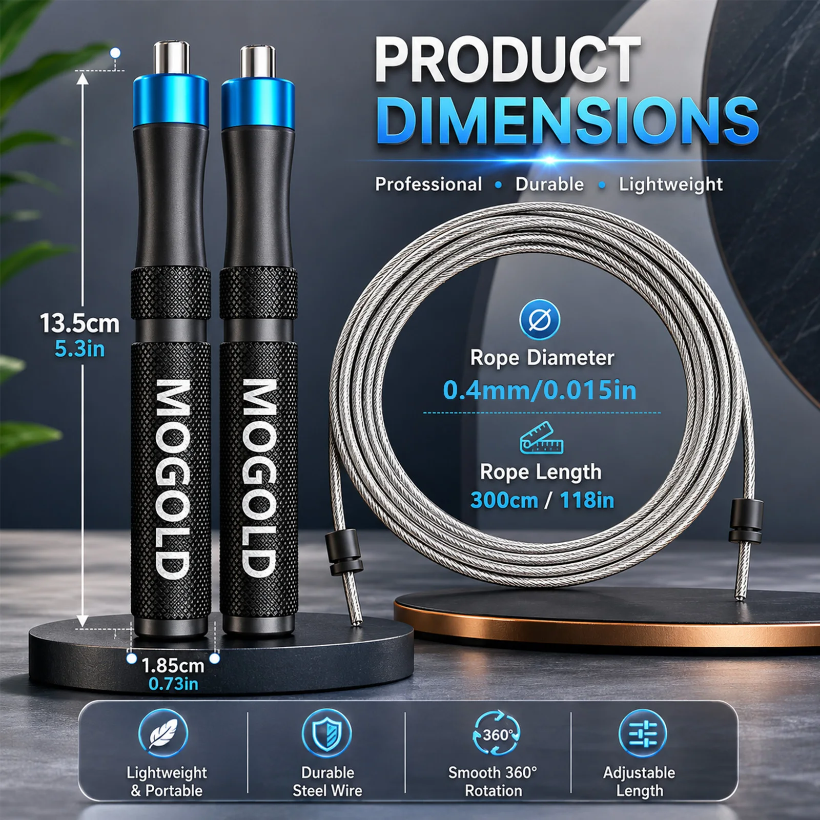 Corde à sauter professionnelle - Jump Rope Bearing avis et prix