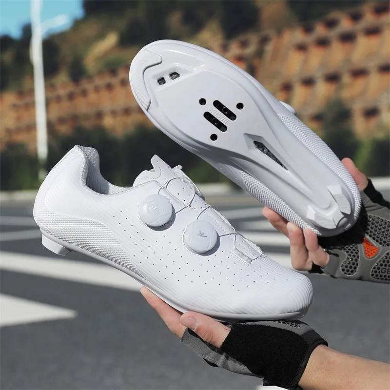 

Unisex Cycling Shoes Compatible with Pelotan/SPD Indoor Road Riding Biking Bike Shoes with Delta Cleats Included for Men Women