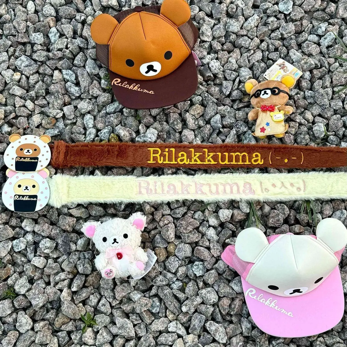 Cartoon Rilakkumas Plush Belt For Women Kawaii Korilakkuma Embroidery Letter Decorative Belt Creative Y2k Streetwear Accessories