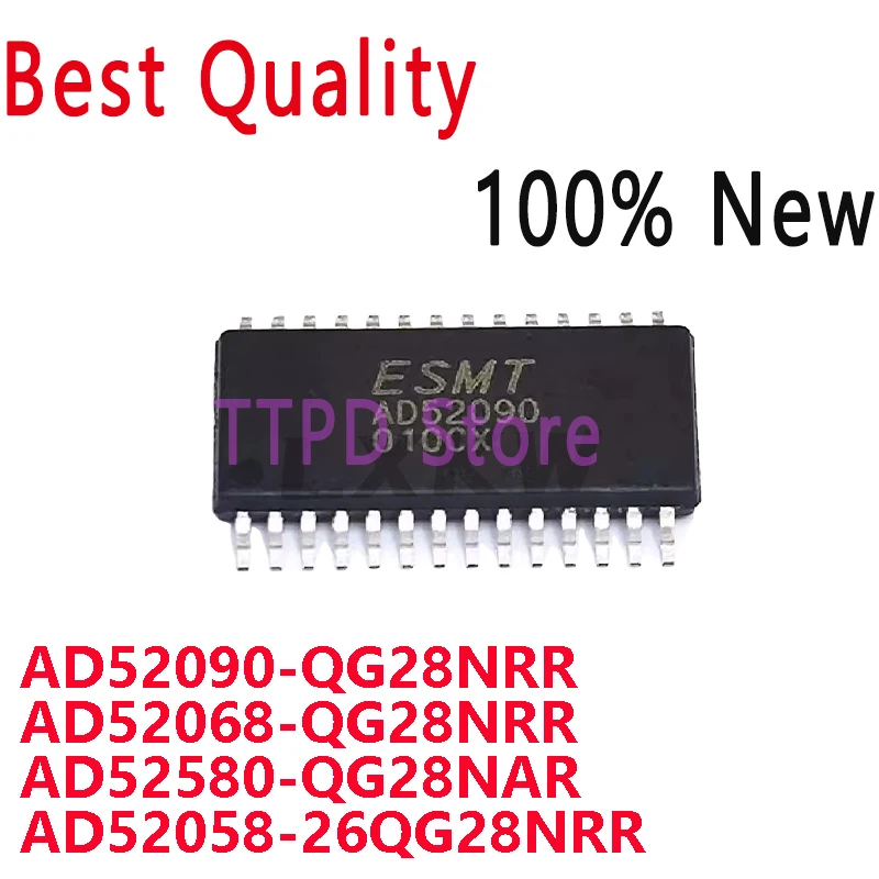 5/PCS New Original AD52090-QG28NRR AD52068-QG28NRR AD52058-26QG28NRR AD52580-QG28NAR TSSOP28 Audio Power Amplifier Chip In Stock