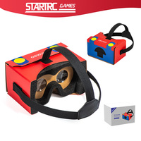 For Nintendo Switch OLED VR Headset Cardboard VR Immersive Gaming Headset 3D Virtual Reality Headband Glasses
