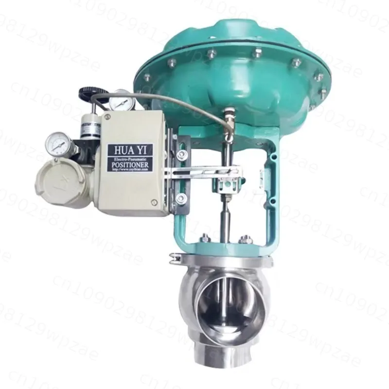 1Inch Hot Selling Sanitary Stainless Steel SS304 Premium 25.4MM Weld Flow Regulator Valves with Electro-pneumatic Positioner OEM