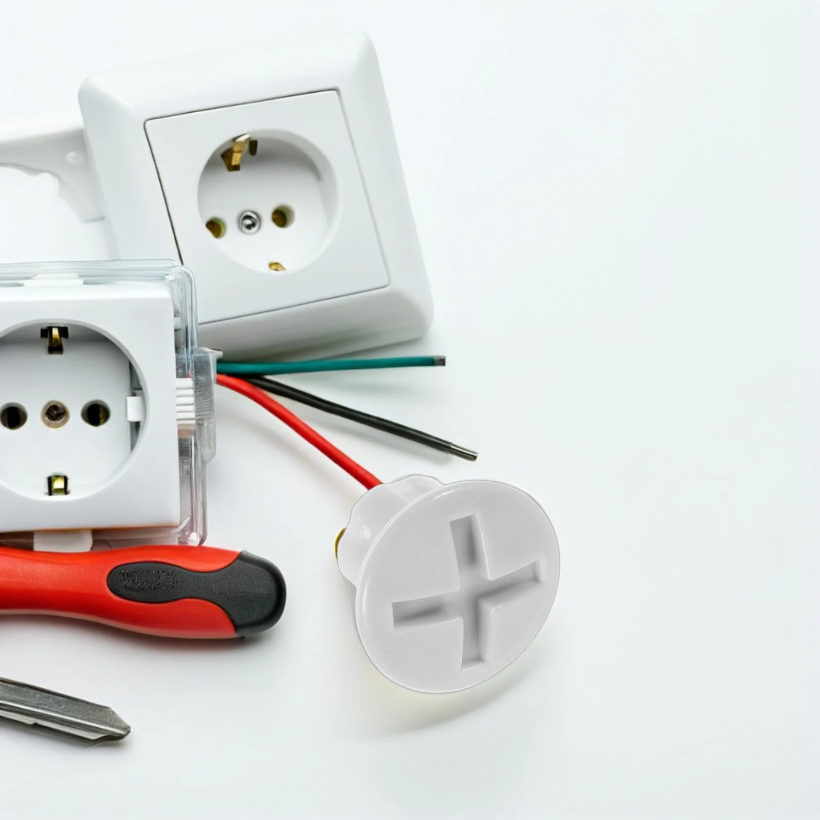 

1 Set Plastic Screw Cap Kids Slide Fixing Replacement Parts Durable Weather-Resistant Playground Safety Accessory Slide Rail