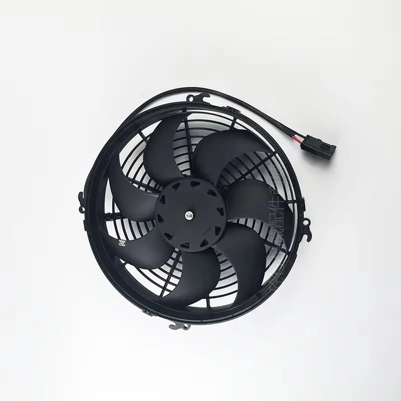 

Pump truck cooling speed control fan crane mixer truck concrete pump hydraulic oil condensing fan assembly