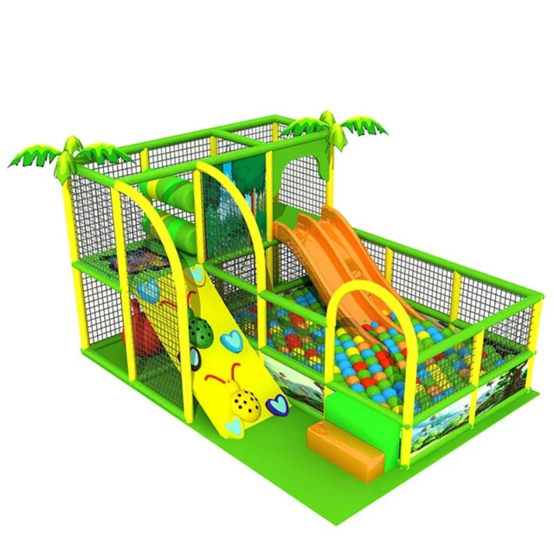 Daycare Indoor Playground Equipment And Amusement Park Facilities Indoor Playground Slides for kids with wood playground