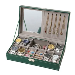 Light Luxury Version Of The Spot Wholesale Leather Multi-Positions Watch Collection Box 2/3/4/5/6  Watch Jewelry Storage Box