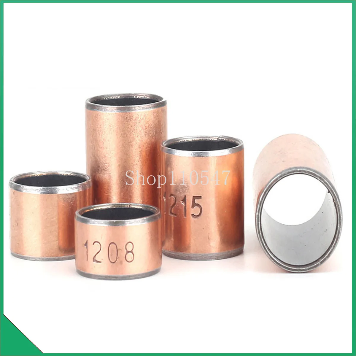 10Pcs Inner-φ3 4 5 6 7 8 9 10mm SF1 OilFree SelfLubricating Composite Bearing Bronze Bushings Outer -φ5 - 12mm