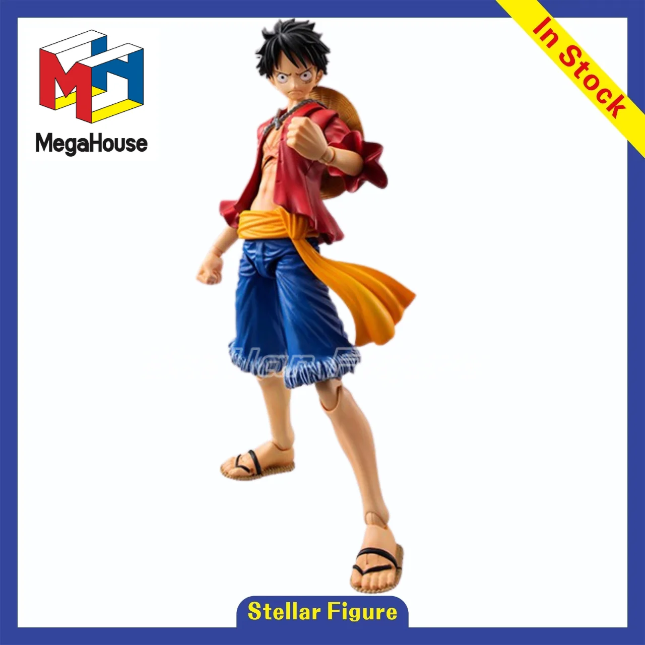 

【SF】In Stock MegaHouse Variable Action Heroes ONE PIECE Monkey D. Luffy Figures Model Collection Gift