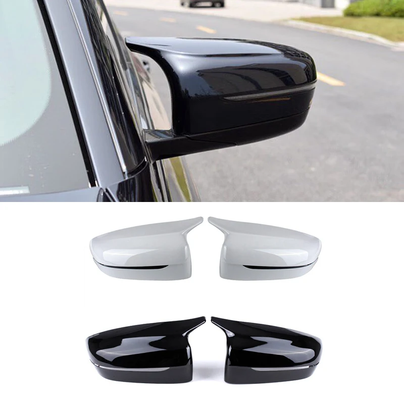 

2Pcs LHD RHD Carbon Fiber Car Rearview Side Mirror Cap Cover Trim For BMW 5 7 Series G30 G38 G11 G12 2017-2020 Car Accessories