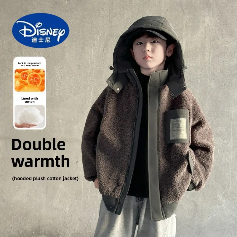 

Disney Kids Sherpa-Lined Padded Jacket for Boys | 2025 New Winter Coats for Boys, Warm & Trendy