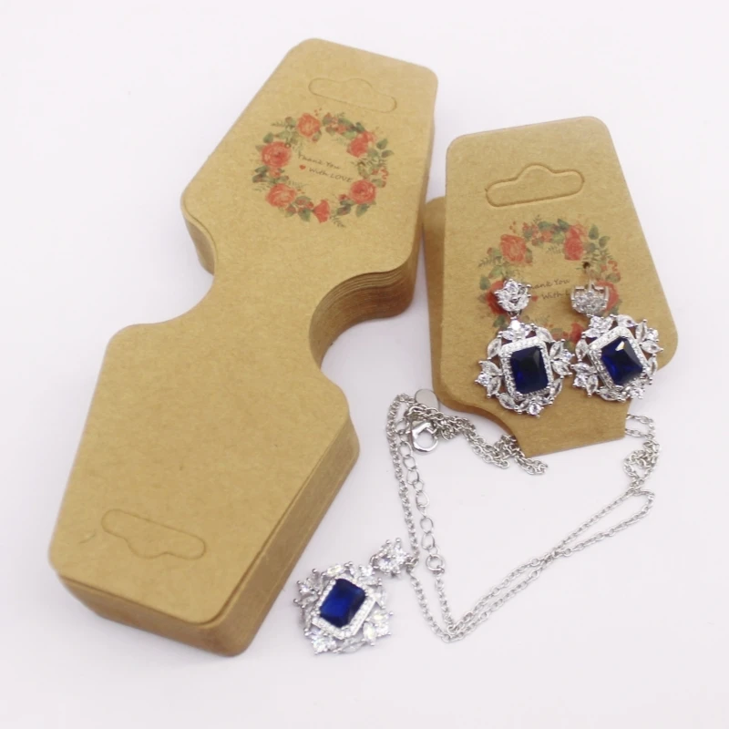 100pc/lot multi design printed Jewelry Necklace earring set card flower and bird styles hair accessoreis bracelet dispaly card