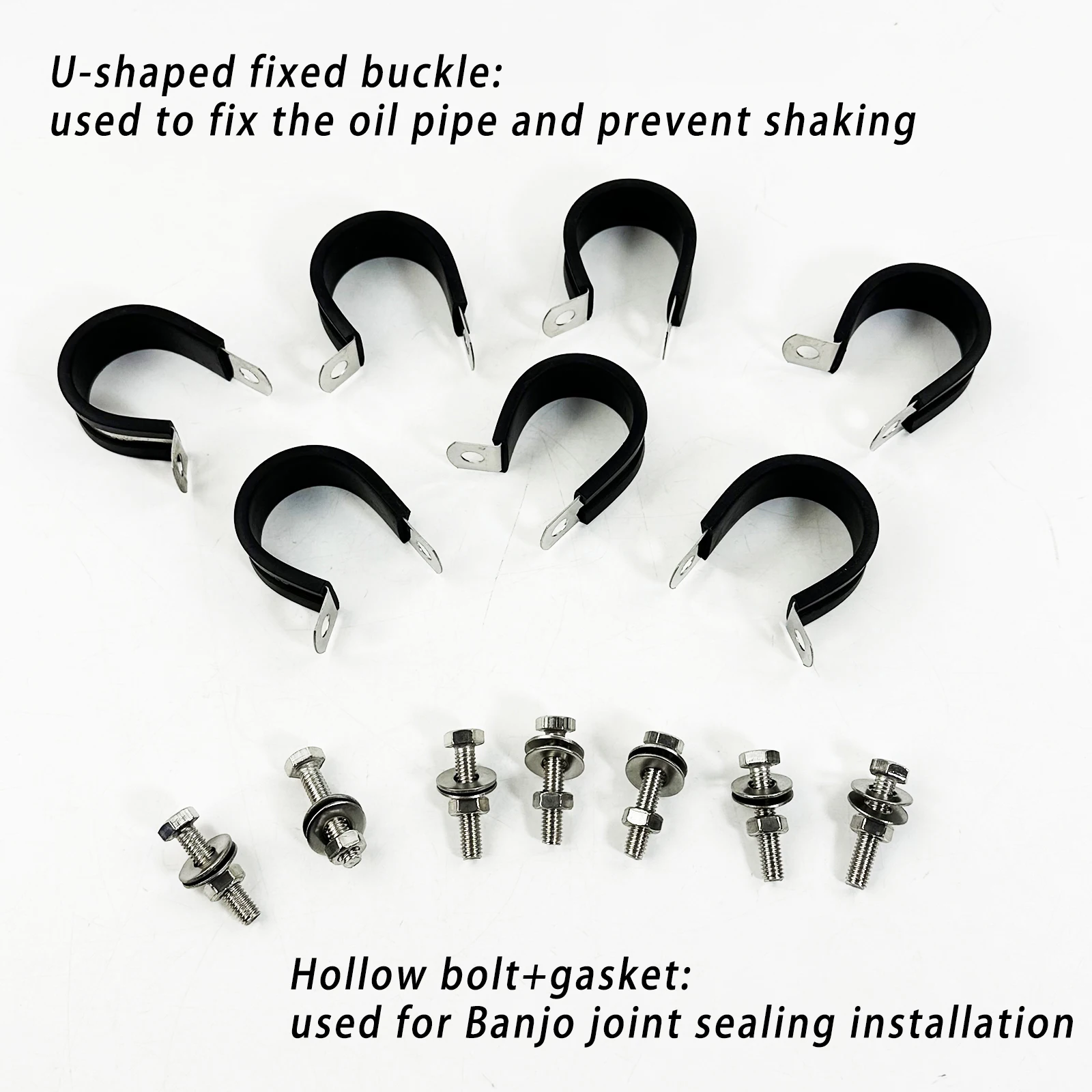 819-875 Fuel Line Quick Fix Kit Flexible Stainless Steel Braided Fuel Line Compatible with 2004-2007 Chevy Chevrolet Silverado