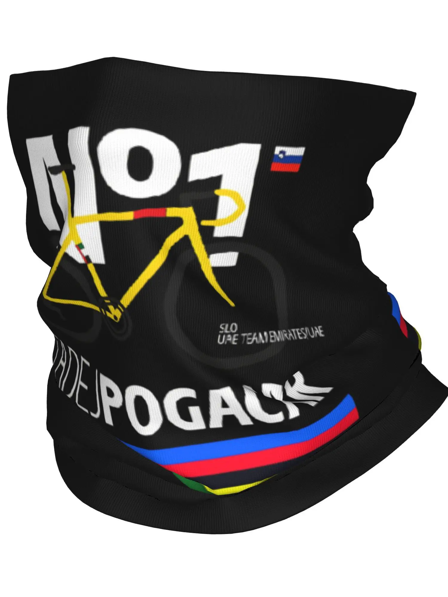 AliExpress CHAMPRINT Tadej Pogacar Bicycling Bandana Neck Gaiter Printed Wrap Scarf Multi-use Face Mask Cycling Unisex Adult Windproof