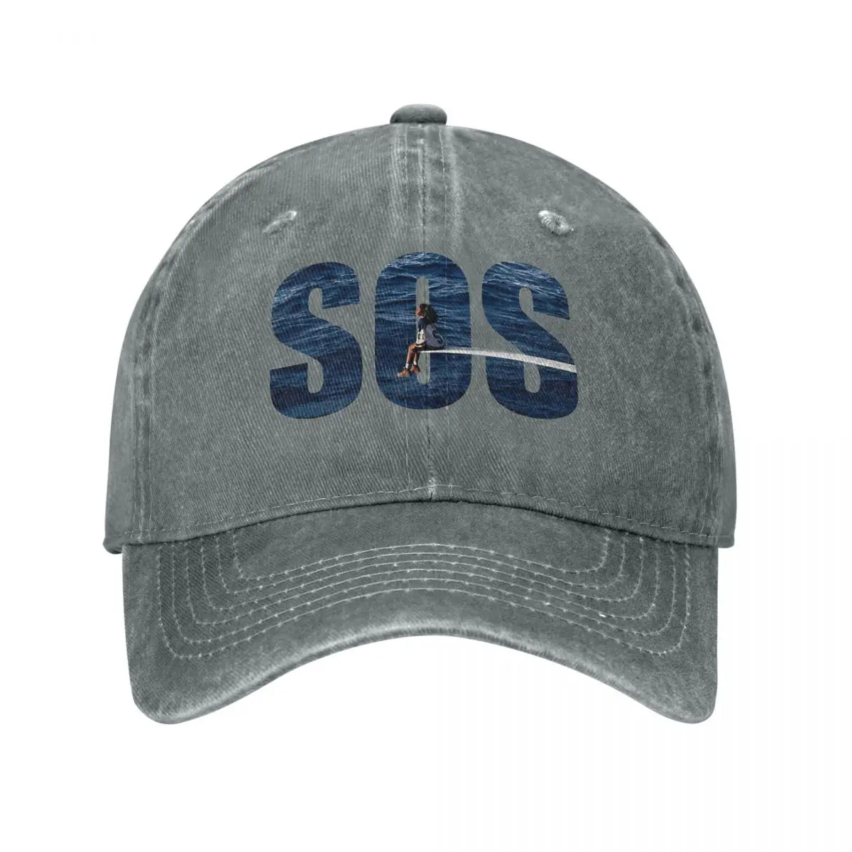 SOS SZA-gorra de béisbol con música para hombre y mujer, gorro vaquero desgastado de rapero de Hip Hop, Estilo Vintage, para correr al aire libre y Golf