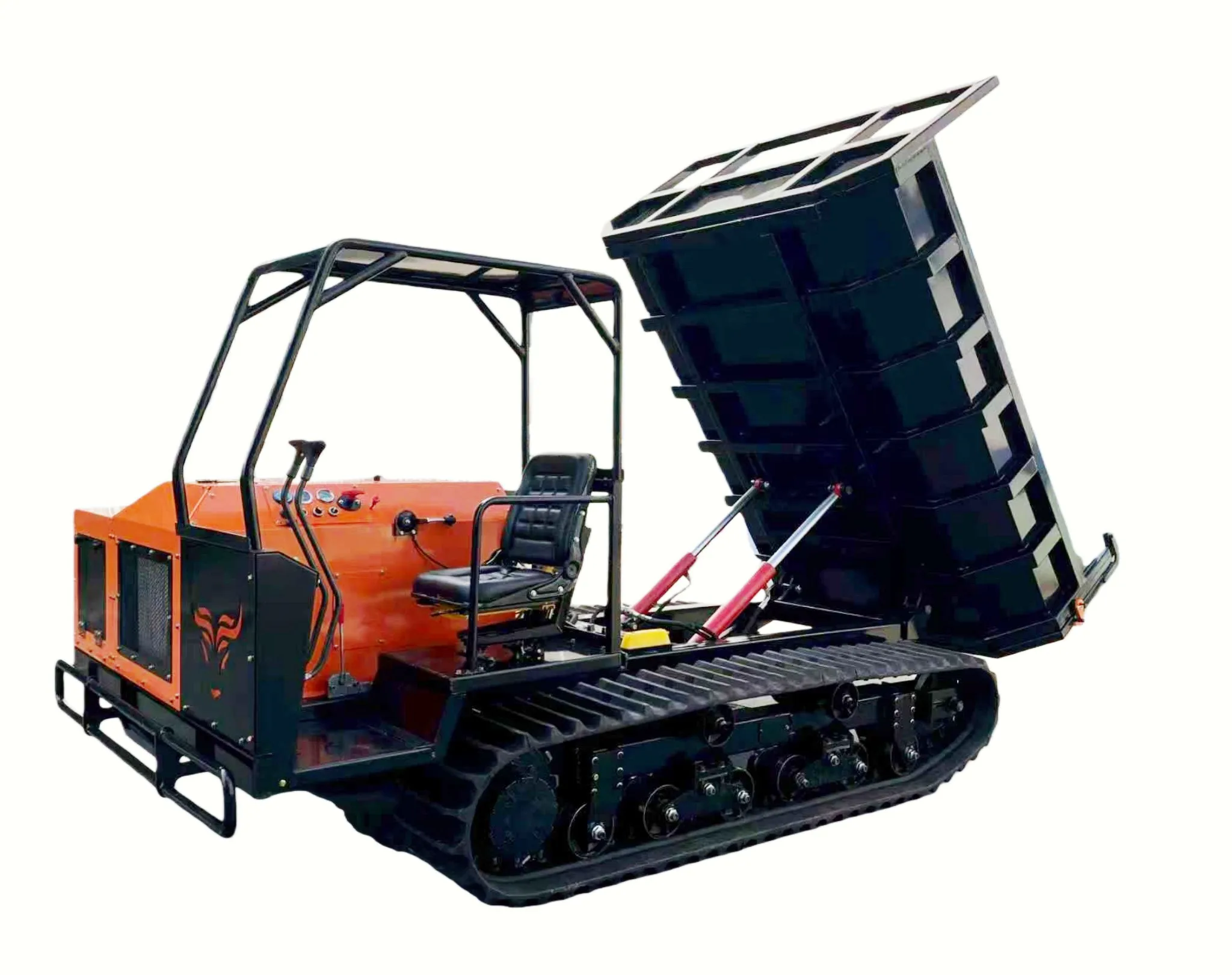 Customized Ton Hydraulic Tracked Dumper Mini Crawler Dump Truck For Sale
