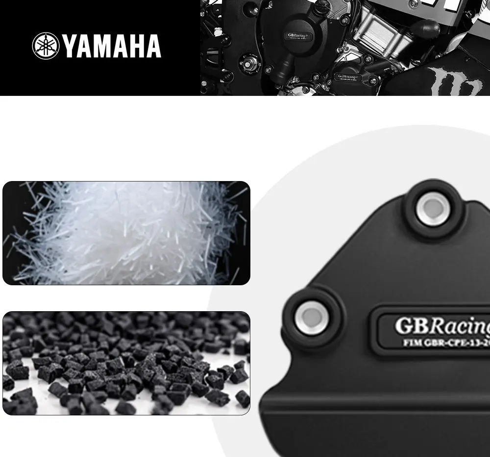 GBracing لياماها دراجة نارية Fazer-800 2010-2015 و Fazer-1000 2006-2015 مجموعة غطاء تحطم المحرك