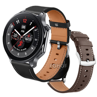 Leather Strap For OnePlus Watch 2 Watch Band For OPPO Watch X 4 Pro Replacement Bracelet For Realme Watch 3 2 S Pro Wristband