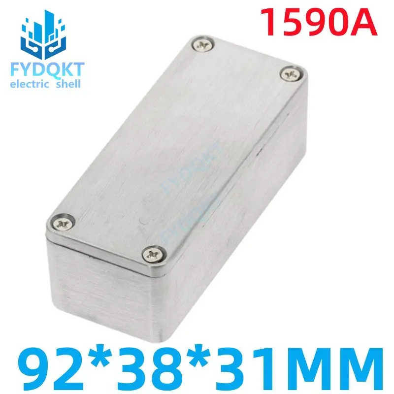 1Pcs Aluminum Stomp Box Effects 1590A Style Pedal Enclosure FOR Guitar sell Good Quality 92x38x31mm