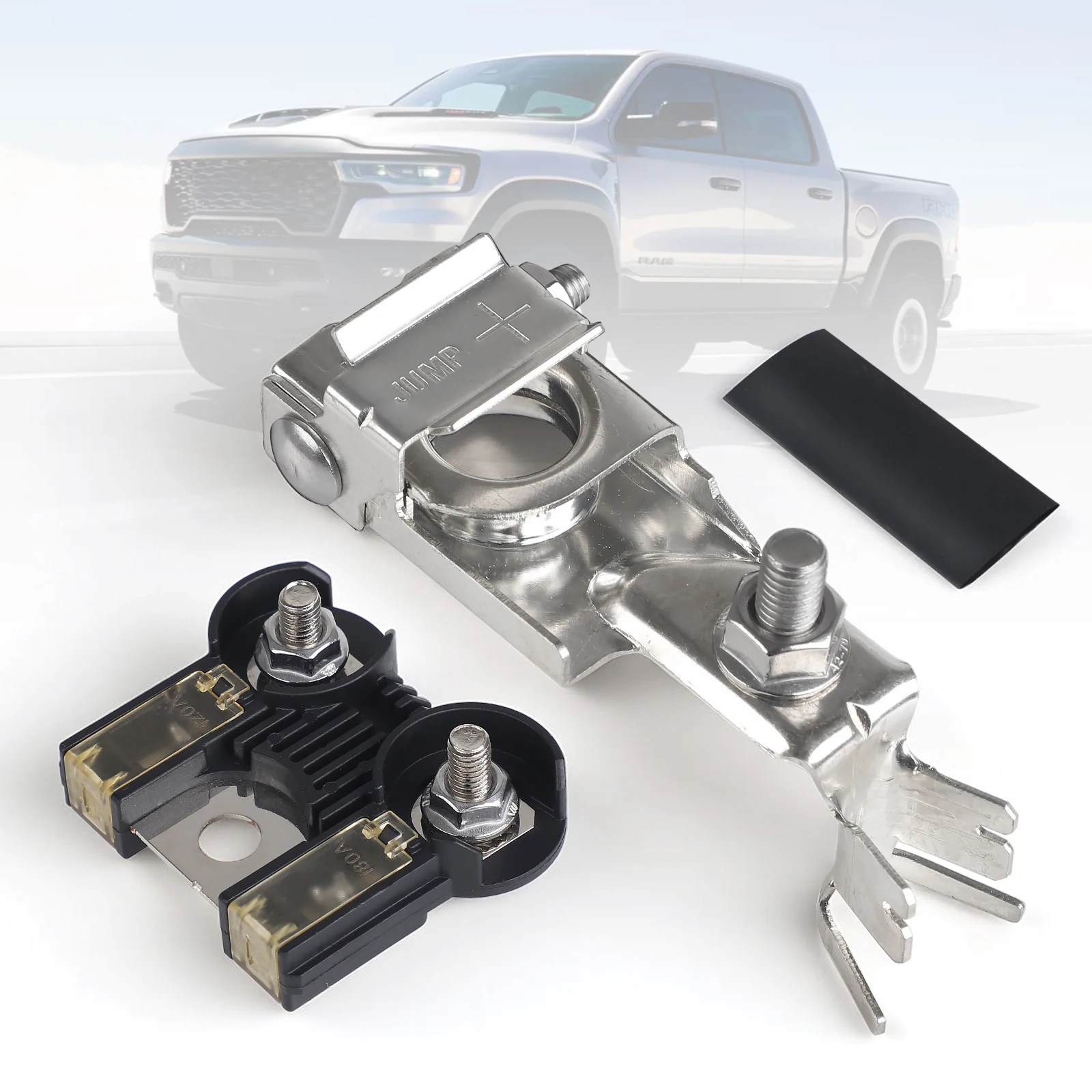 

CNSPEED Battery Circuit Fuse Kit 180Amp 120Amp BFT with Nuts For Dodge Ram1500 2500 3500 2013-2019 68164797AA 68250245AA 956-356