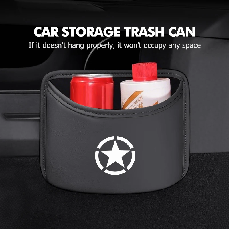 Bolsa de almacenamiento para basura, para colgar en la puerta del coche, para Jeep Renegade Compass Cherokee Wrangler Patriot Liberty