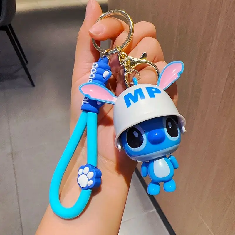 은하수 애완동물 열쇠고리 모자 착용 손발 움직이는 작은 종 세트 만화 배낭 참 장식품 어린이 선물용