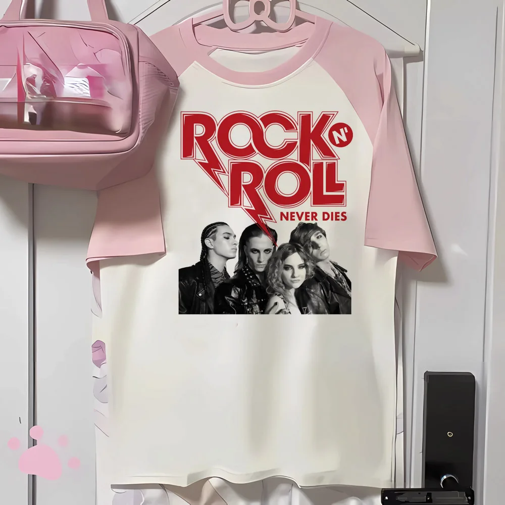 Maneskin top women modern style graphic printed design Tee girl designer clothing