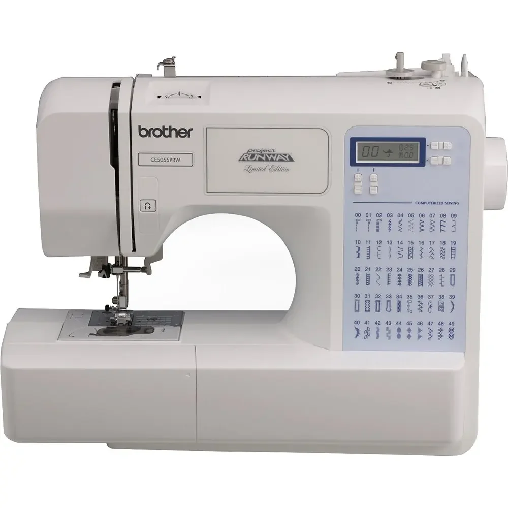 

CS5055PRW Sewing Machine, Project Runway, 50 Built-in Stitches, LCD Display, 7 Included Feet, Customized