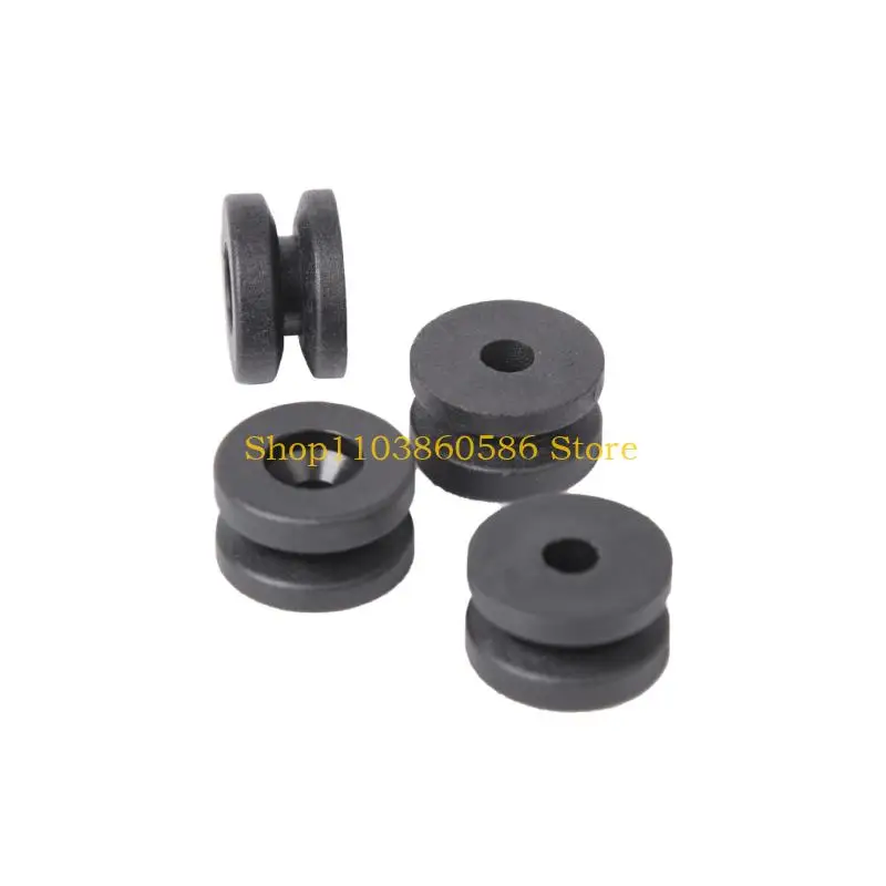 242A 4Pcs Universal Motorcycle and Electric Bike Trunk Quick Release Rubber Grommets Antislip for Secure Storage