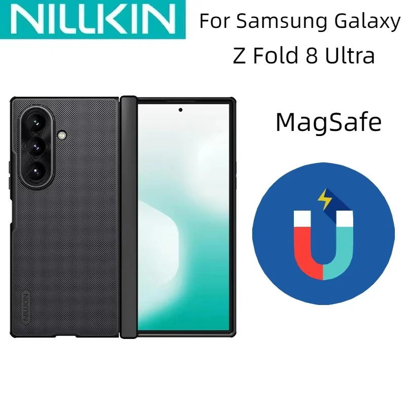 Für Samsung Galaxy Z Fold 8 Ultra MagSafe Hülle NILLKIN Frosted Shield Magnetische Hülle Stoßfeste Faltabdeckung für Samsung Z Fold8