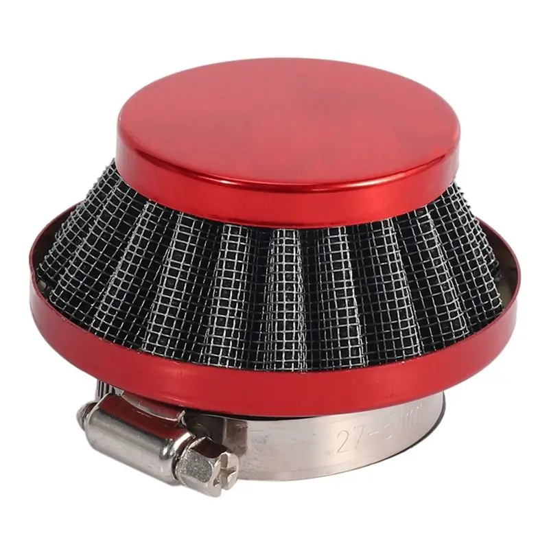 A99F-Carburetor Cleaner Air Filter 44Mm For Motorcycle For 47/49Cc Pocket Bike MINI Dirt Bike Red